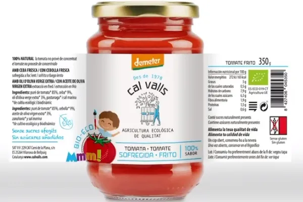 Cal Valls , productor de Conservas Vegetales en la localidad de Vilanova de Bellpuig, Lleida